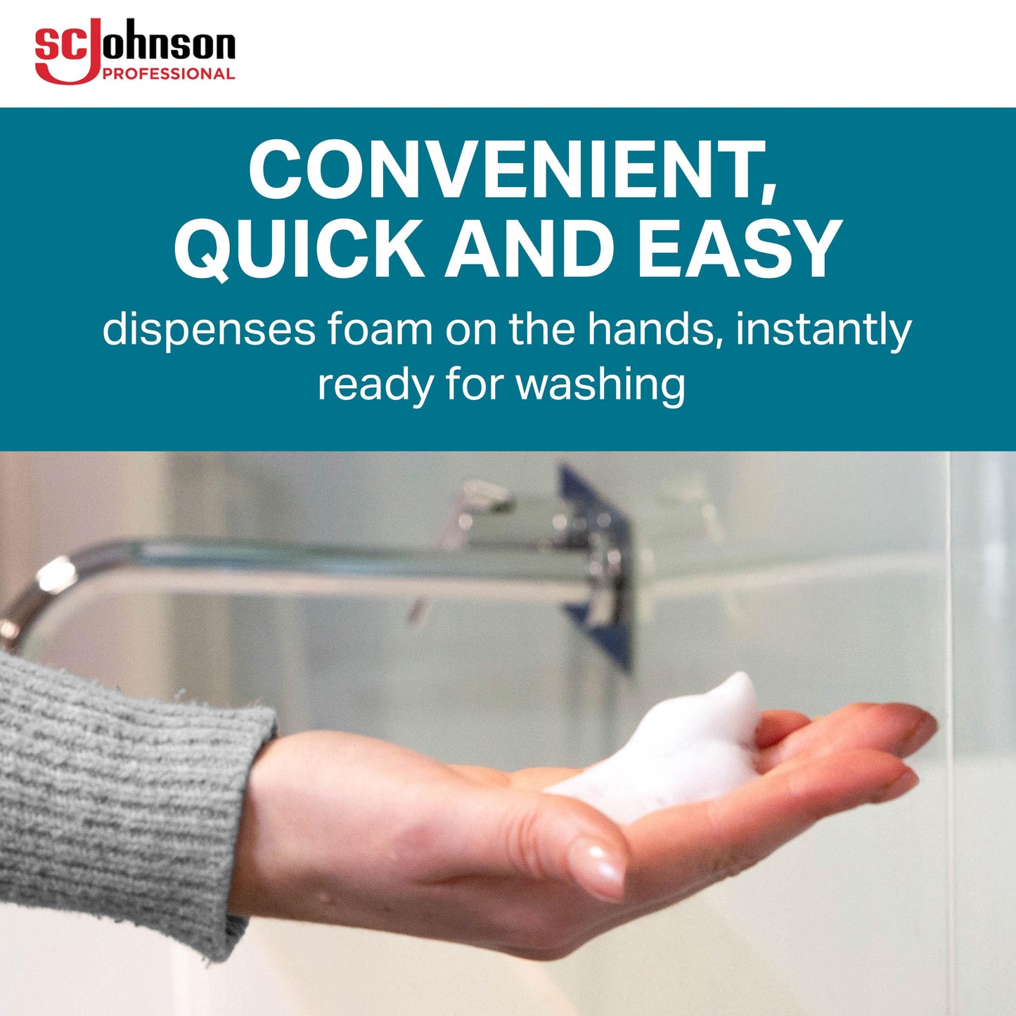 SC Johnson Professional AgroBac PURE Foam Wash, E2 Rated Antimicrobial Hand Soap for Food Handling, 1 Liter Cartridge, for Professional Use Only Beauty & Personal Care SC Johnson Professional