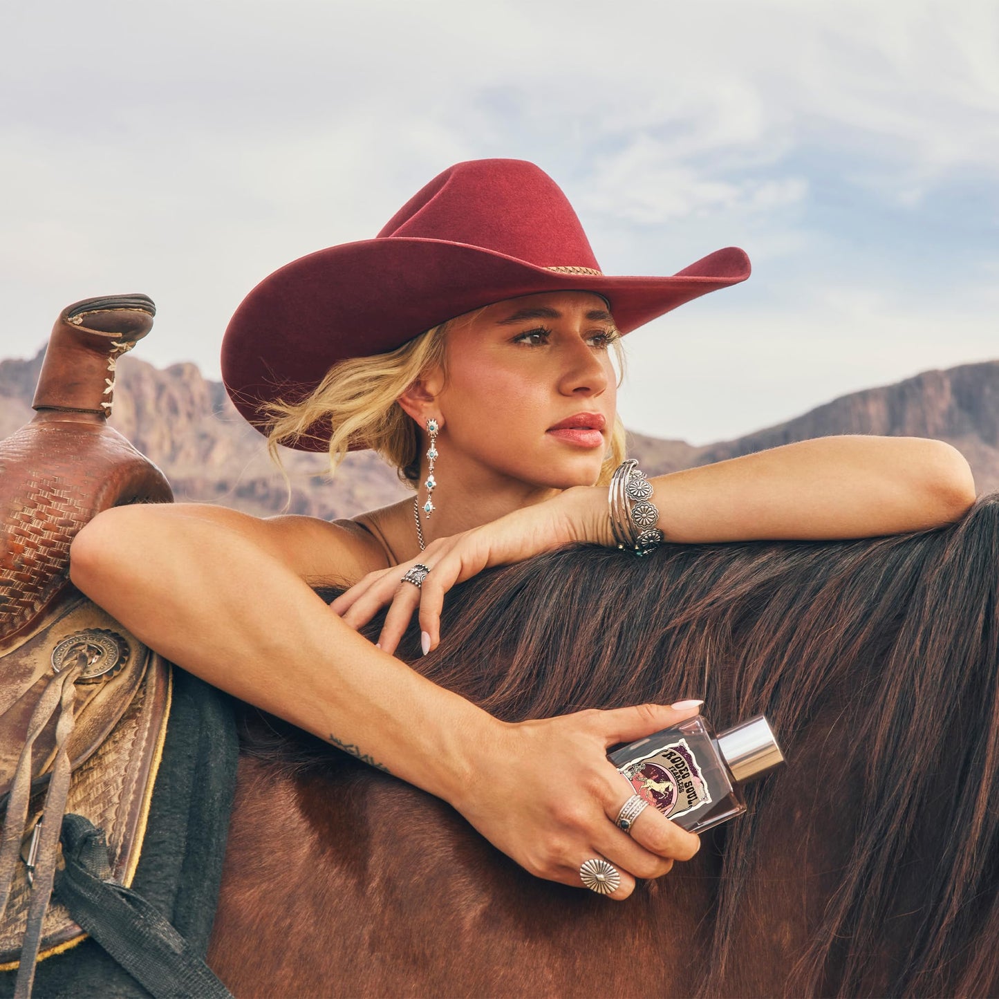 Rodeo Soul Fearless by Tru Western, 3.4oz, Women's Perfume with scents of Ruby Cactus Chocolate, Cocoa Butter, and Sugar Crystals, Fearless, Bold Beauty & Personal Care Tru Fragrance Beauty