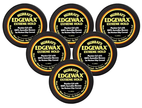 Murrays Edgewax Gel 4 Ounce Jar Extreme Hold (120ml) (6 Pack) Beauty & Personal Care Murrays