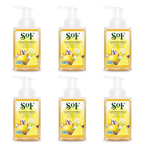 South Of France SoF Hydrating Foaming Hand Wash - With Organic Agave Nectar & Coconut Oil- Vegan & Non GMO- Free From Phthalates, Sulfates & Parabens Beauty & Personal Care South Of France