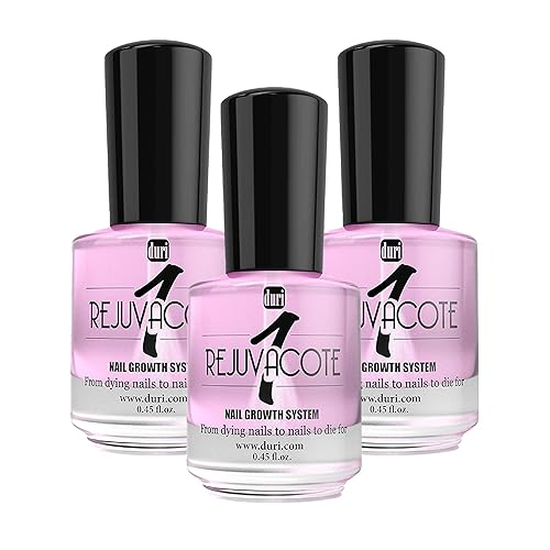 duri Rejuvacote 1 Nail Strengthener, Maximum Effect Formula, For brittle, weak, or post-damage nails (Pack of 3-0.45 fl. oz. each) Beauty & Personal Care duri