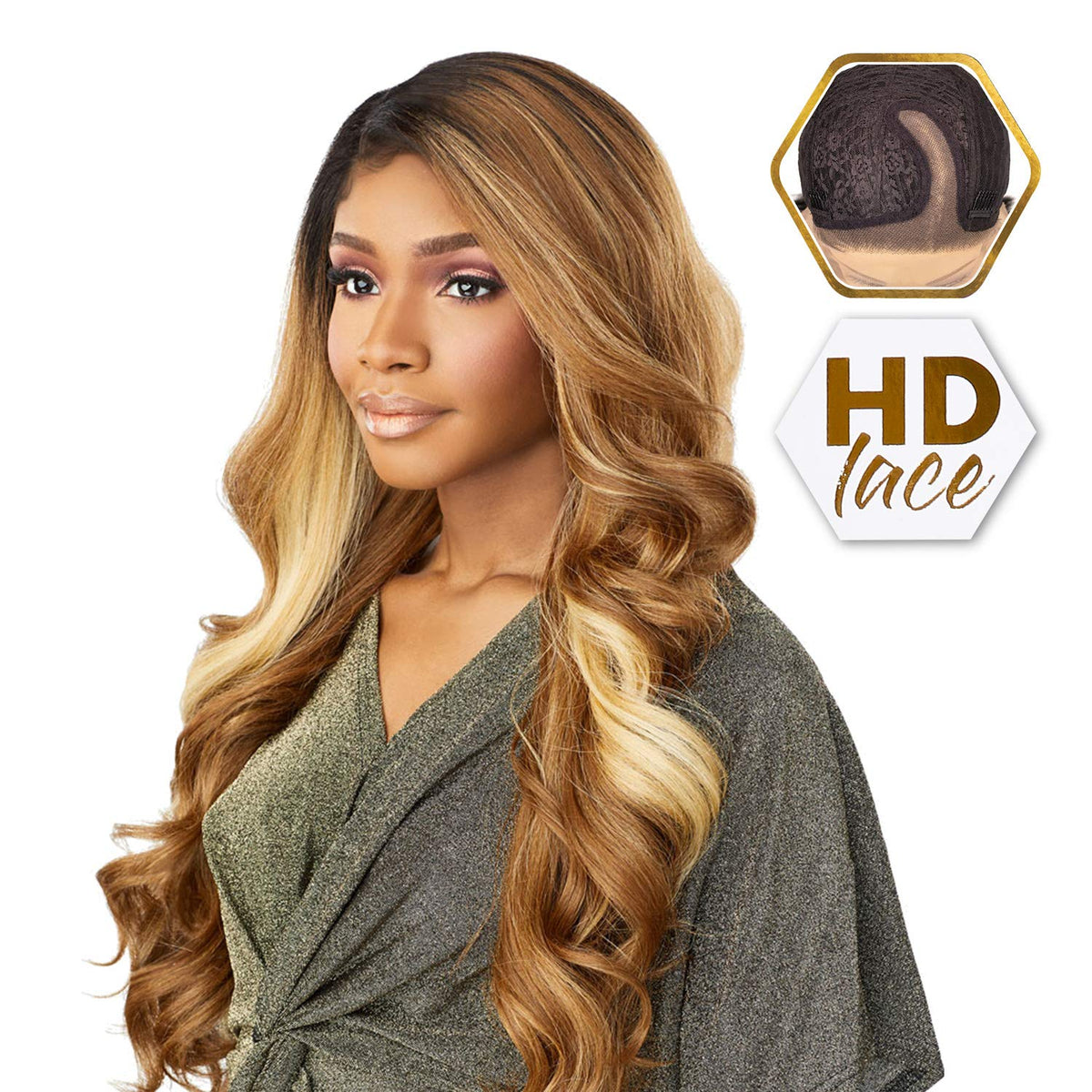 Sensationnel Butta LaceWig-Unit 7, MP/GOLD