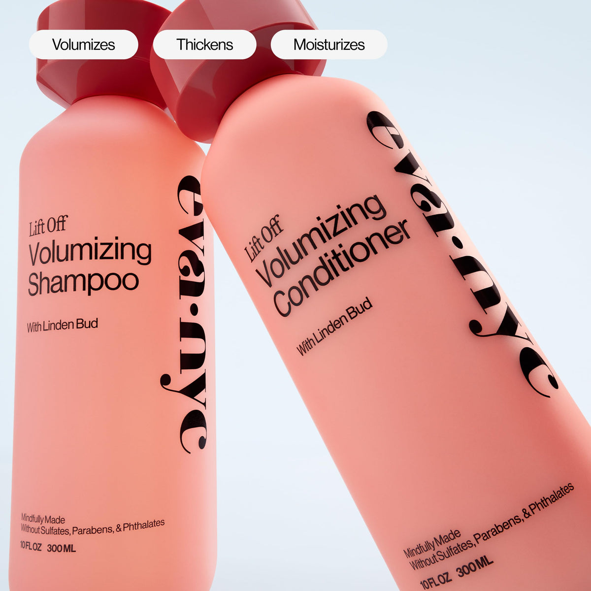 Eva NYC Volumizing Conditioner for Thin Fine Hair - Instant Volume - Lightweight Formula for Thicker Looking Strands - Volumize + Hydrate Hair -