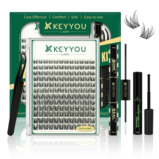 KEYYOU KY03 Lash Clusters Kit, DIY Eyelash Extension Kit Beauty and Personal Care KEYYOU Default Title
