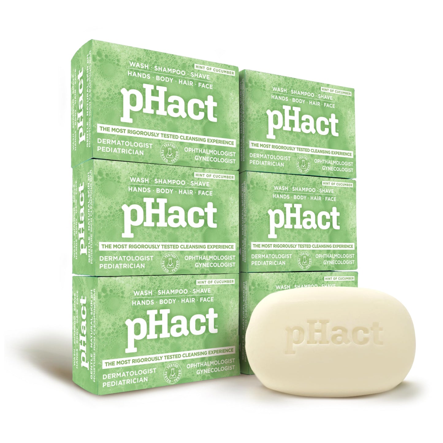 ANDREW LESSMAN pHact Moisture-Rich, Soap-Free Cleansing Bar Cucumber. Natural Skin pH. All Skin Types - Even Sensitive Skin. Hypoallergenic Beauty & Personal Care ANDREW LESSMAN