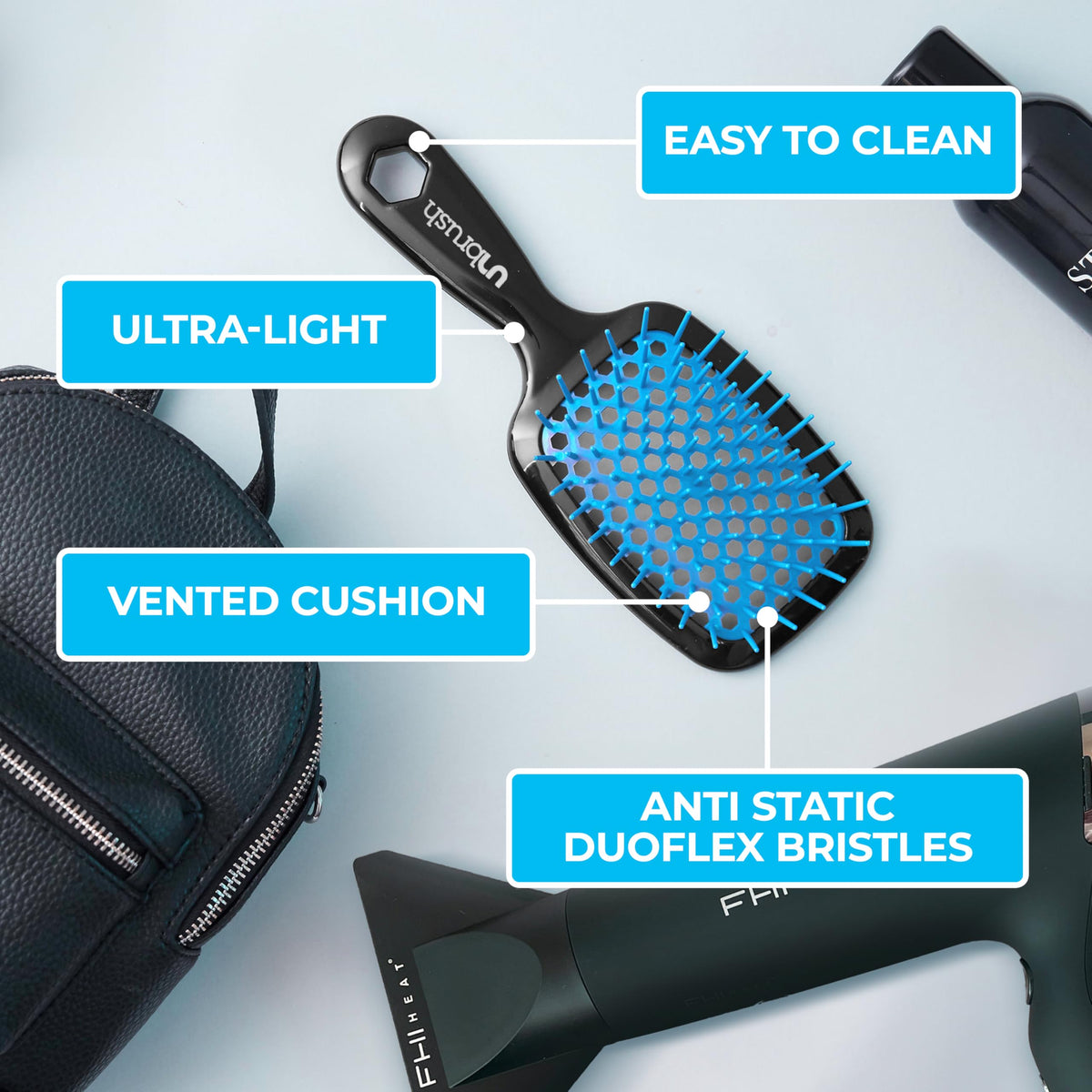 FHI Heat UNbrush Detangling Brush for Wet & Dry Hair