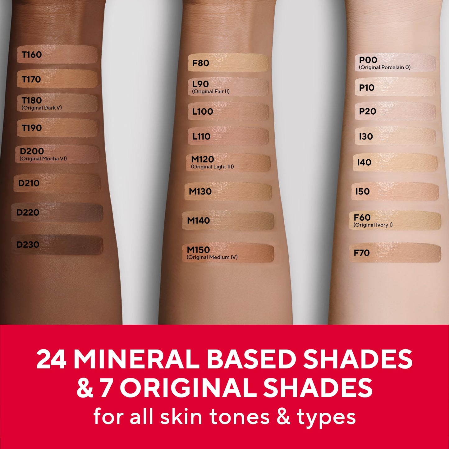 MIRABELLA - Invincible for All HD Liquid Foundation, Moisturizing Face Products for All Skin Types, Full-Coverage Lightweight Foundation Makeup Beauty & Personal Care Mirabella
