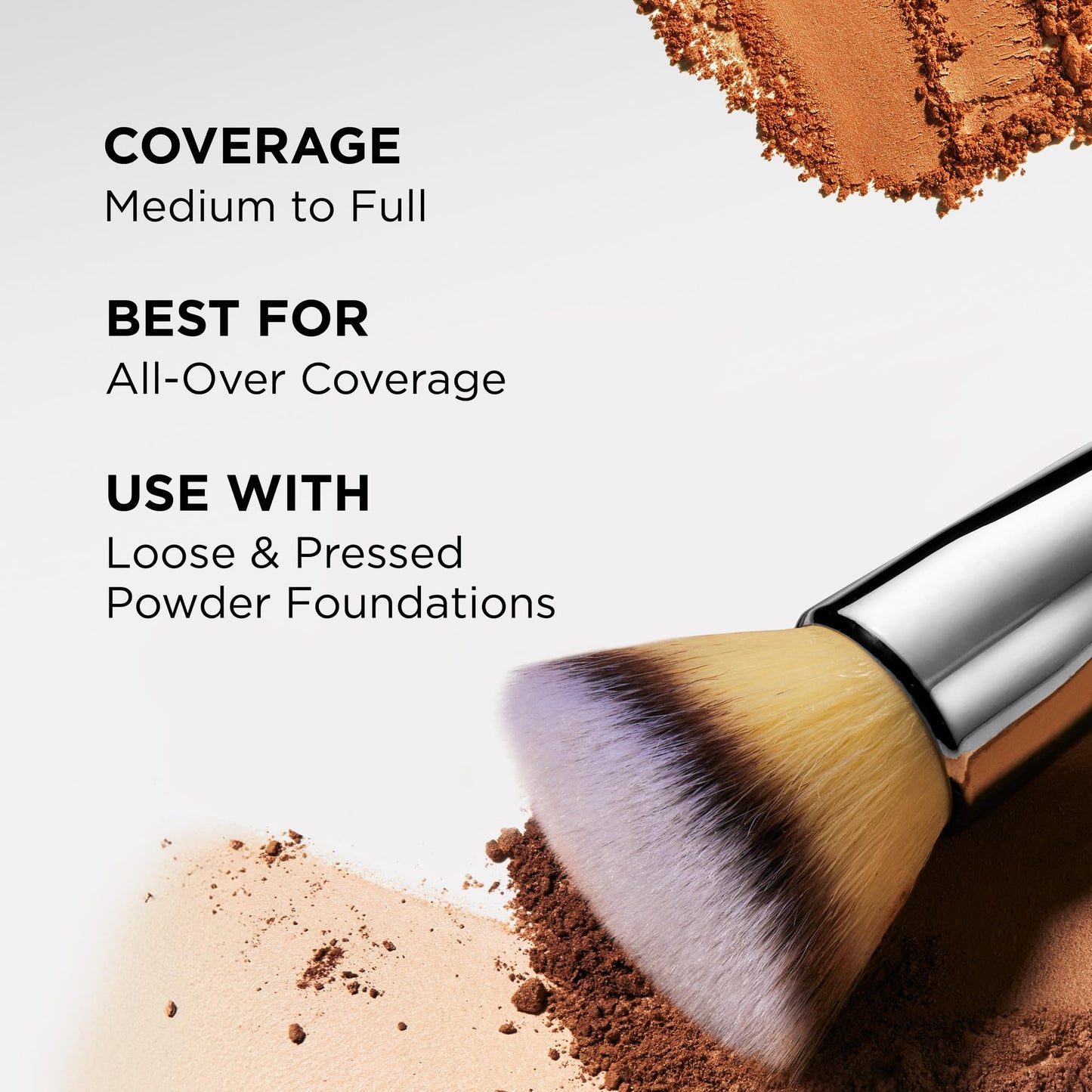 IT Cosmetics Heavenly Luxe Flat Top Buffing Foundation Brush #6 - Foundation Brush for Liquid Makeup & Foundation Powder - Makeup Brush Beauty & Personal Care IT Cosmetics