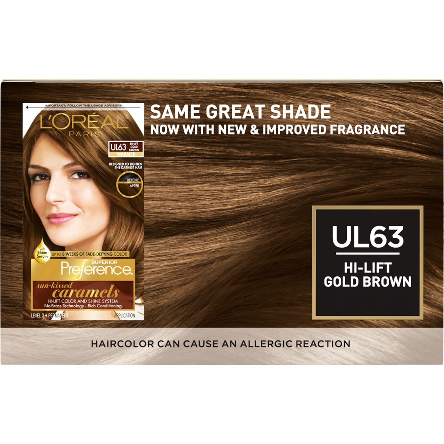 L’Oreal ParisSuperior Preference Preference Sun-Kissed Caramels, UL63 Hi-Lift Gold Brown 1 ea (Pack of 5) Beauty & Personal Care L'Oreal Paris