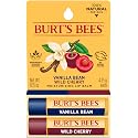 Burt's Bees 100% Natural Lip Balm, Wild Cherry and Vanilla Bean Blister Box, 0.3 Ounce, 2 Count Beauty & Personal Care Burt's Bees