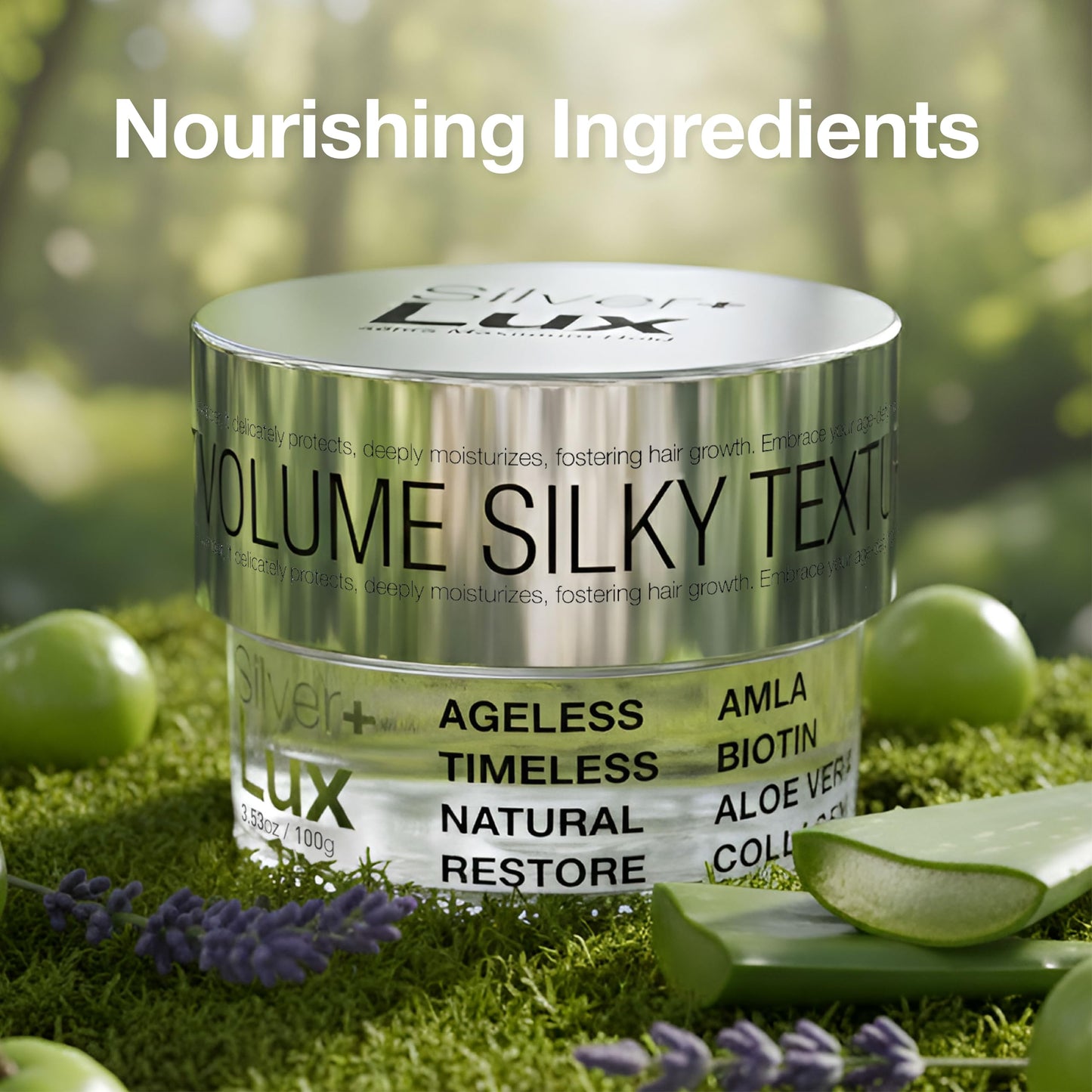 Lux Collection Edge Lux Silver+ Edge Control Gel 4C with Collagen, Aloe Vera, Castor Oil, Keratin, Biotin, and Olive Oil - Non-Flaking, Non-Greasy Beauty & Personal Care Lux Collection