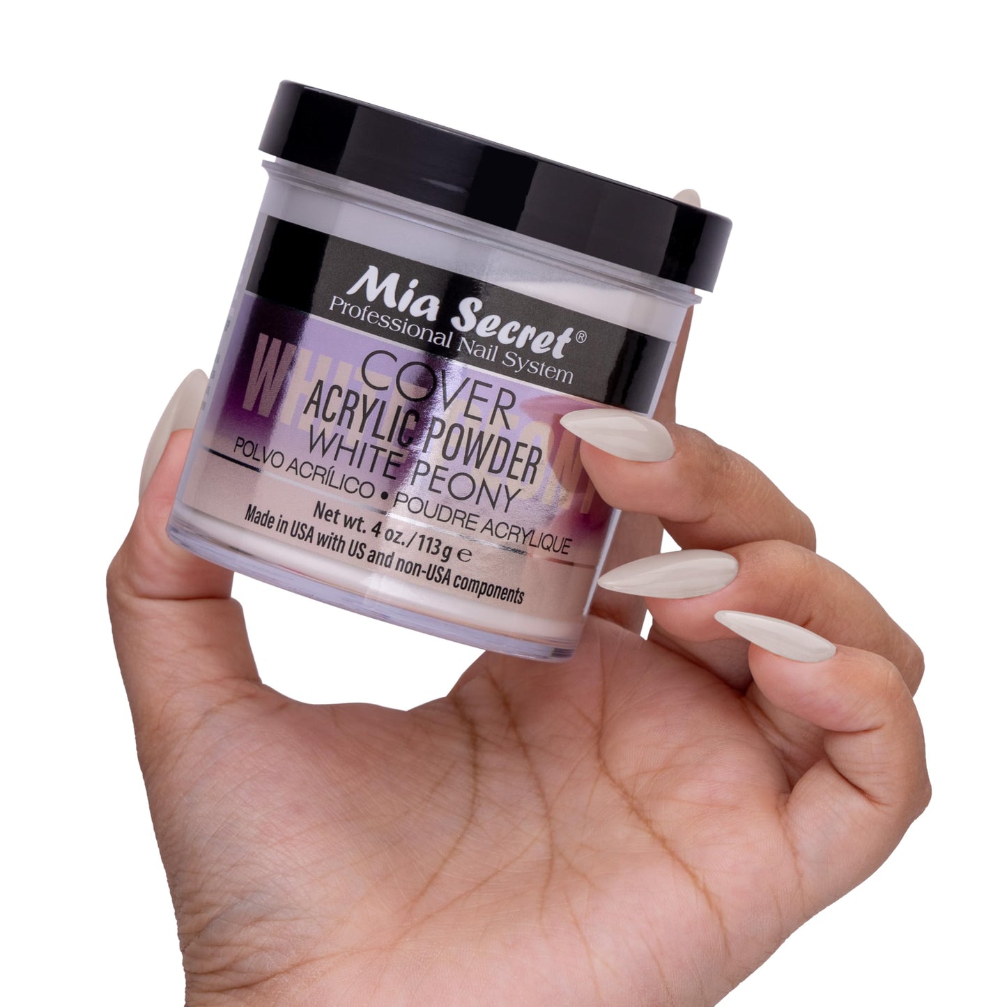 Cover White Peony Acrylic Powder Mia Secret (4 oz.) Beauty & Personal Care Mia Secret