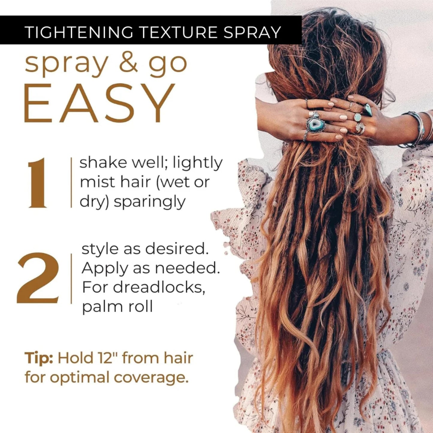 Dollylocks Texture Serum | No Flake Frizz-free Styling | Plant-Based Residue-Free Vegan | Locs, Curls, Braids, Dreadlocks | Lavender Lime Peppermint | Beauty & Personal Care Dollylocks