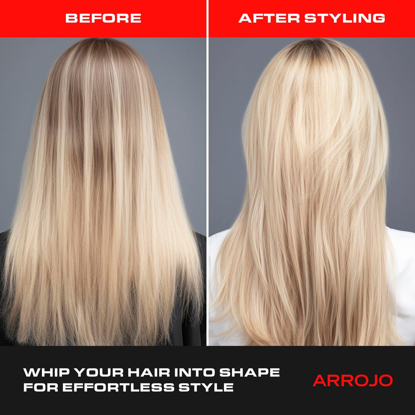 ARROJO Cream Whip - 5.5 Fl Oz - Conditioning Leave-In Hair Styling Cream for Wavy or Dry Hair, Sulfate & Sodium-Chloride Free, Antioxidant Beauty & Personal Care ARROJO