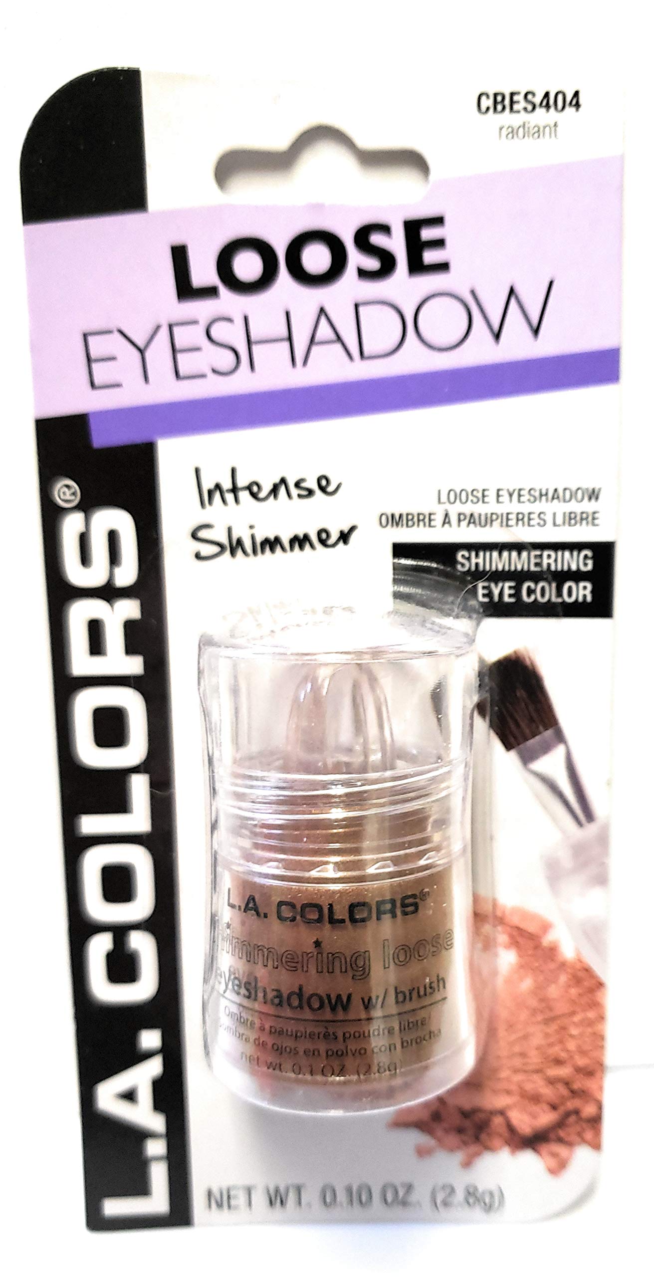 L.A. Colors Shimmering Loose Eyeshadow (Radiant) Beauty & Personal Care L.A. COLORS