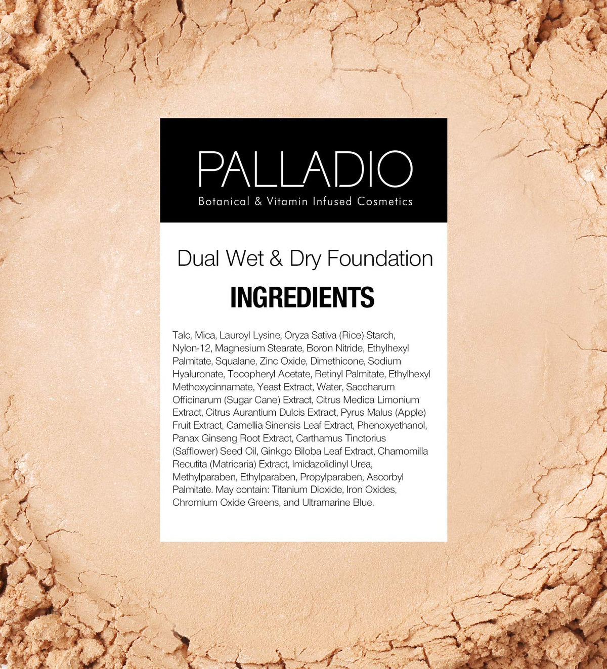 Palladio Dual Wet and Dry Foundation Refill Pan with Sponge, Squalane Infused, Apply Wet for Maximum Coverage or Dry for Light Finishing and Touchup Beauty & Personal Care Palladio