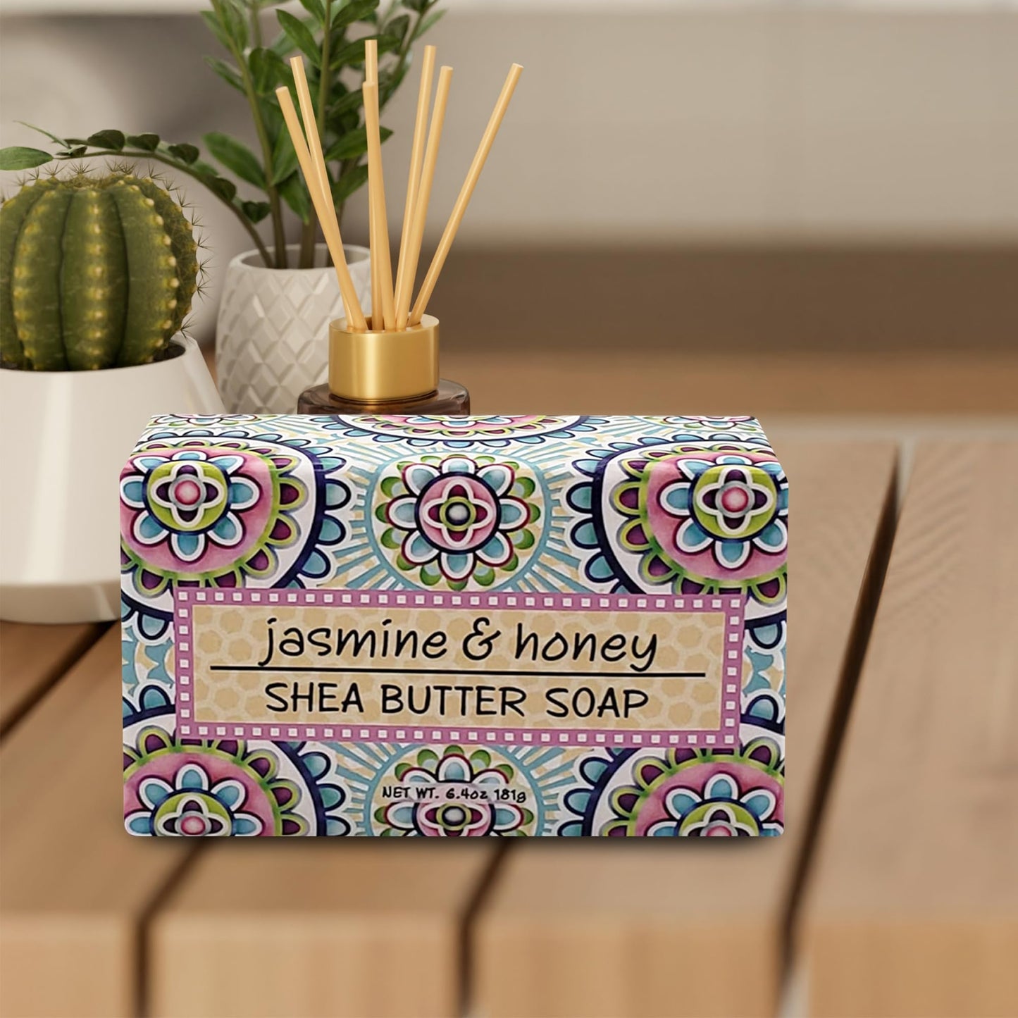 Greenwich Bay Trading Co., Jasmine and Honey Shea Butter Soap, Set of 12 Bars, 2 Ounces Each Beauty & Personal Care Greenwich Bay