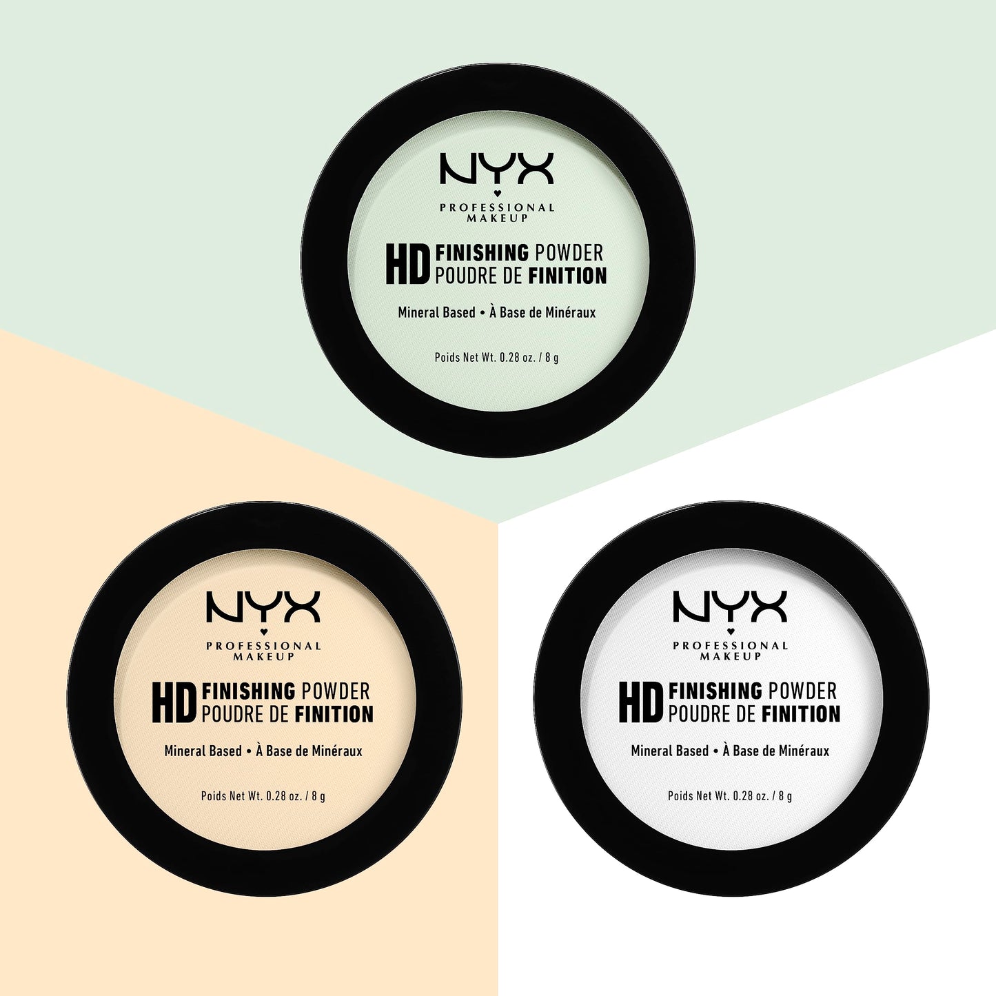 NYX PROFESSIONAL MAKEUP HD Finishing Powder, Pressed Setting Powder - Translucent Beauty & Personal Care NYX PROFESSIONAL MAKEUP