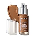Revlon Illuminance Skin-Caring Liquid Foundation, Hyaluronic Acid, Hydrating and Nourishing Formula with Medium Coverage, 513 Brown Suede, 1 fl oz Beauty & Personal Care REVLON