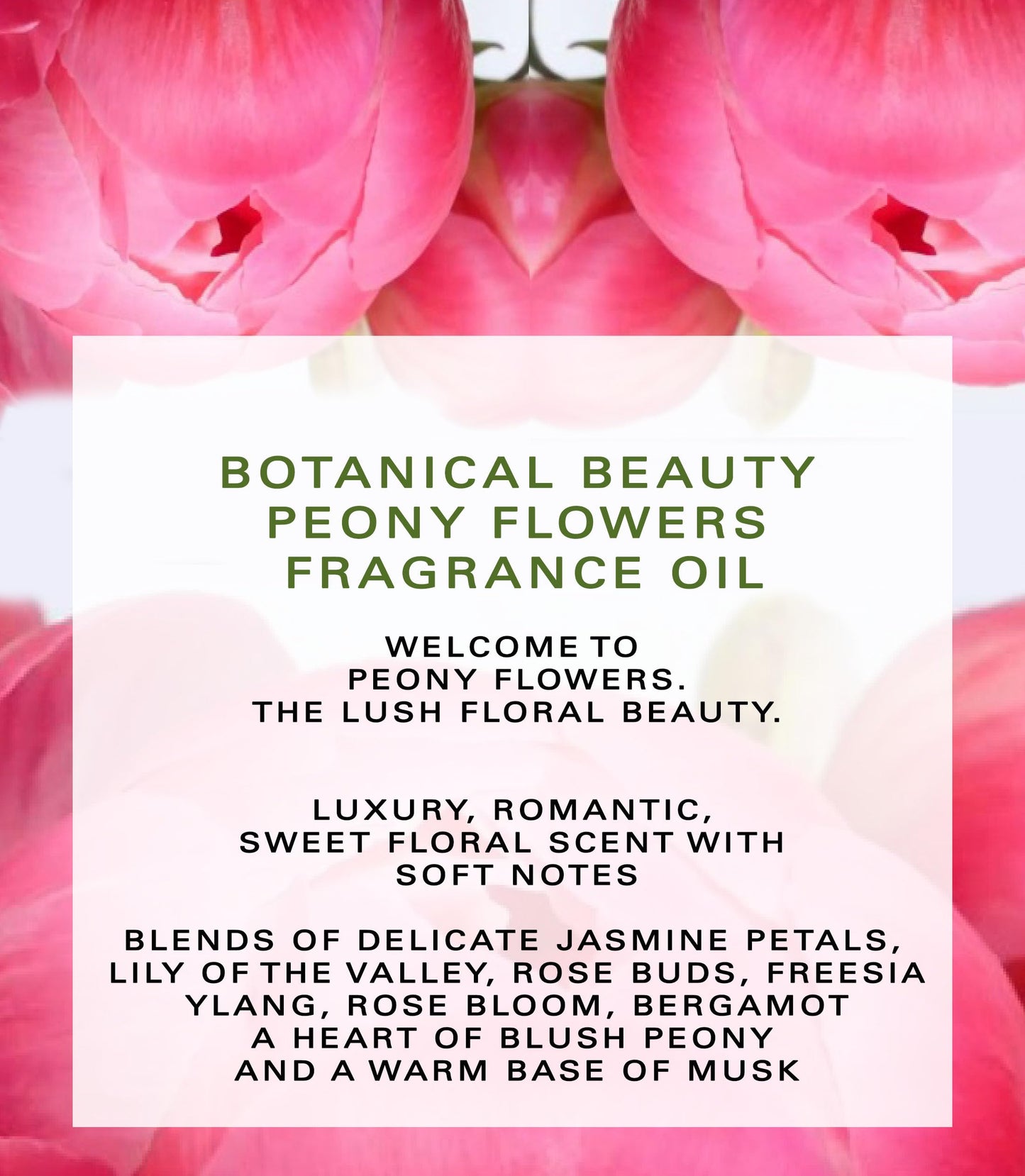 Botanical Beauty PEONY FLOWERS FRAGRANCE OIL ROLL-ON. Rollerball Perfume, Long Lasting an luxury scent, blends of Jasmine Petals, Lily of the Valley, Beauty & Personal Care Botanical Beauty