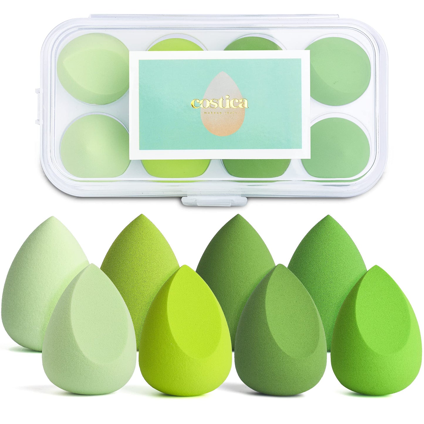 COSTICA Makeup Sponge Set Blender, Beauty Sponge Makeup Blender Flawless for Liquid - Multi Colored 8 pcs Exquisite Packeged Beauty & Personal Care ??? costica