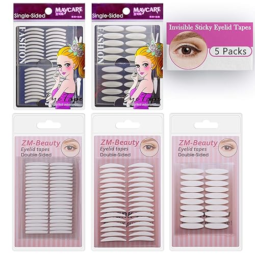 1080Pcs Premium Quality Natural Invisible Single Side Eyelid Tape Stickers Medical-use Fiber Eyelid Lift Strip, Instant Eye Lift Without Surgery Beauty & Personal Care ZMBeautk