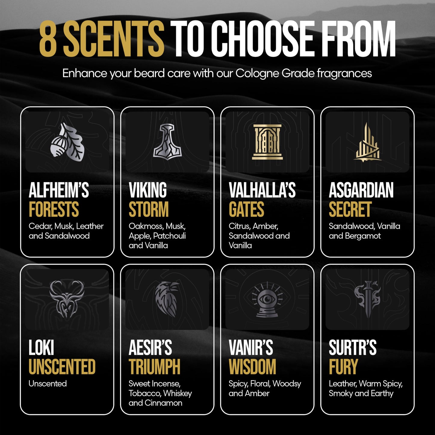 The Beard Struggle Radiance Beard Wash & Conditioner Bundle - Platinum Collection - Pack of 2 - Vanir's Wisdom - 8 Fl Oz each - For Men - Nourish Beauty and Personal Care The Beard Struggle