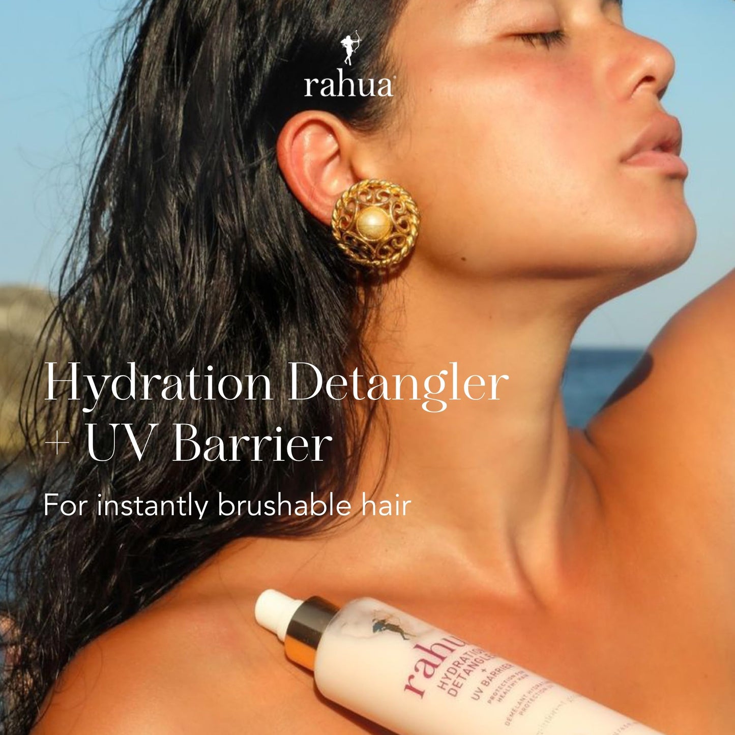 Rahua Hydration Detangler Spray + UV Barrier, Vegan Leave In Hair Spray, Conditioner for Added Shine, Damage Protection, Humidity & Frizz Control Beauty & Personal Care Rahua