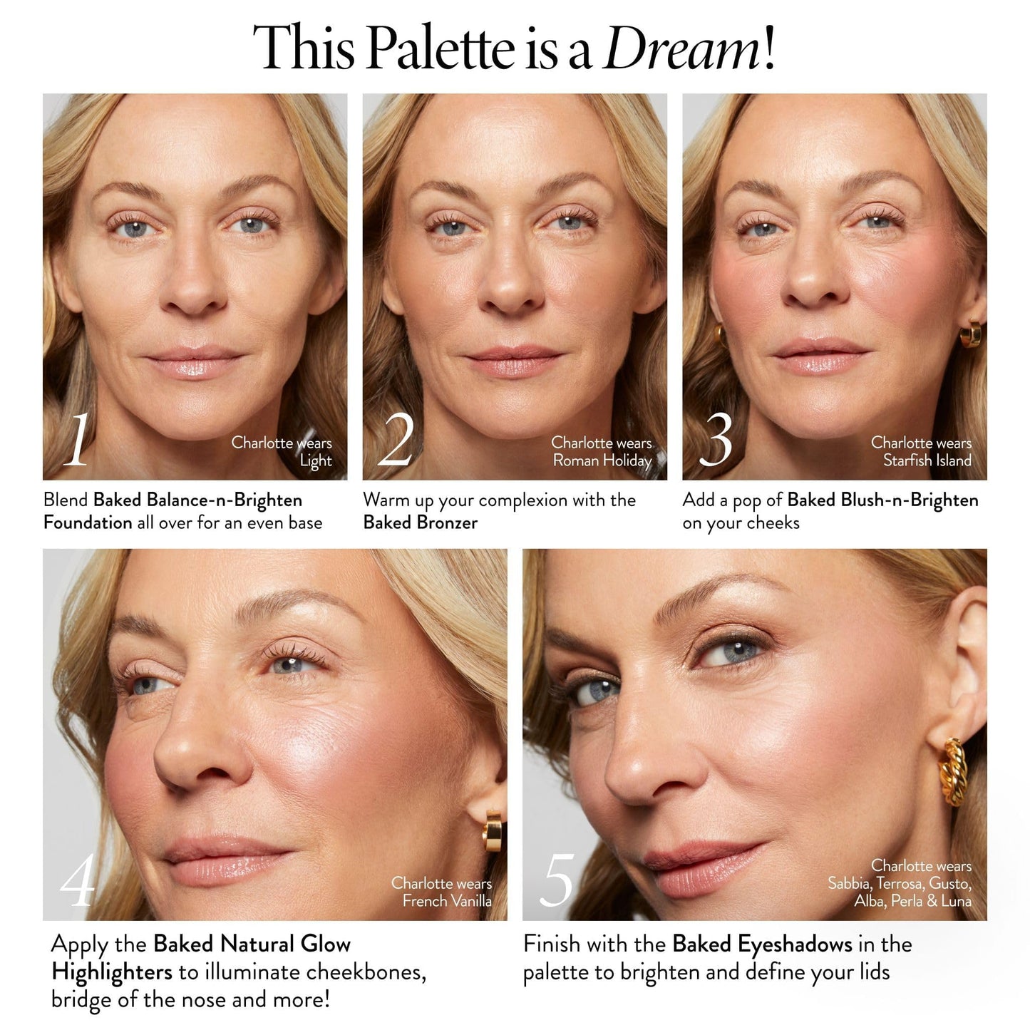 LAURA GELLER NEW YORK The Best of the Best Baked Palette - Tuscan Dreams - Full Size - Includes Bronzer, Blush, Highlighter and 6 Eyeshadows Beauty & Personal Care LAURA GELLER NEW YORK