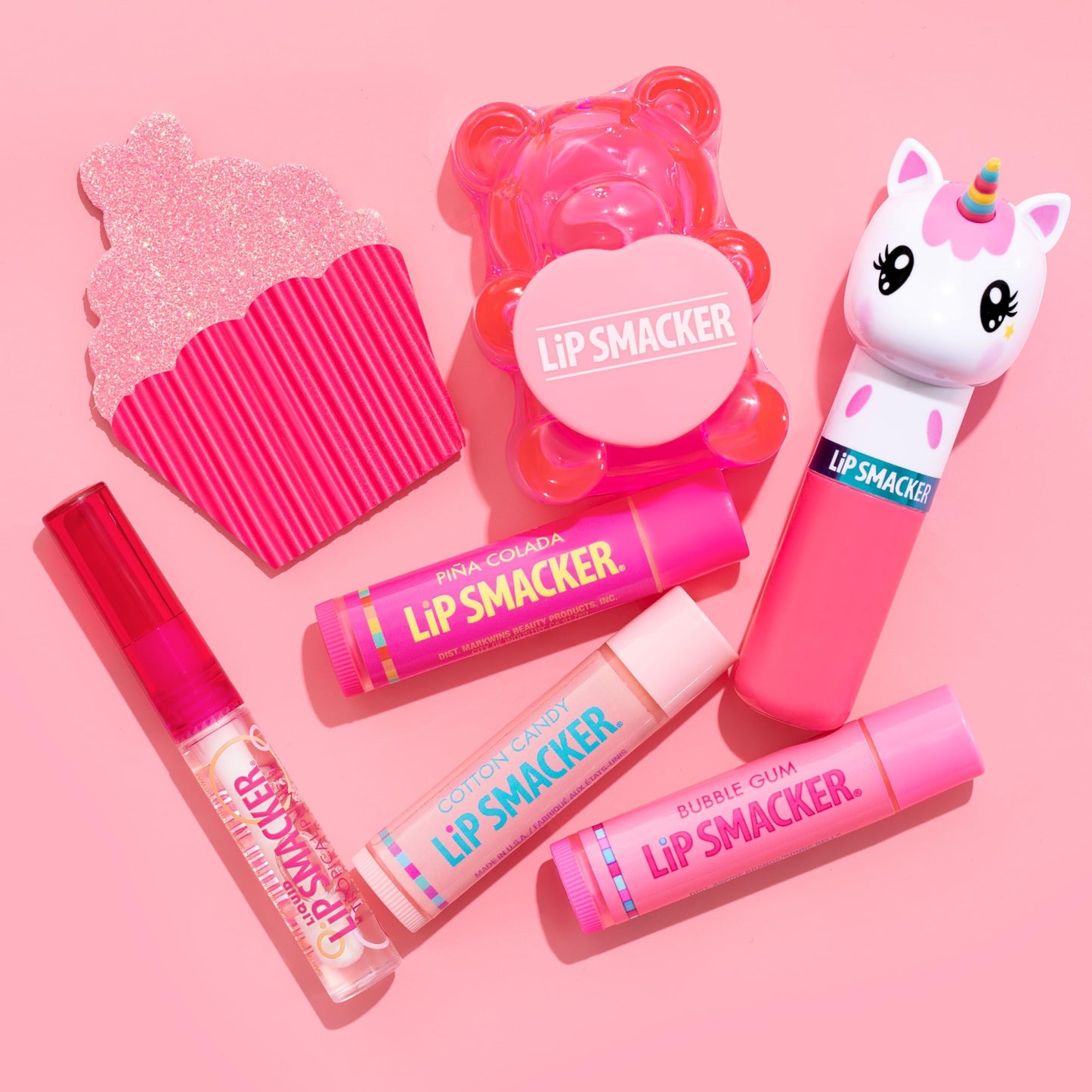 Lip Smacker Princess Glam Bag Makeup Set, Lip Balm, Lip Gloss, Nail Polish, Lotion Beauty & Personal Care Lip Smacker
