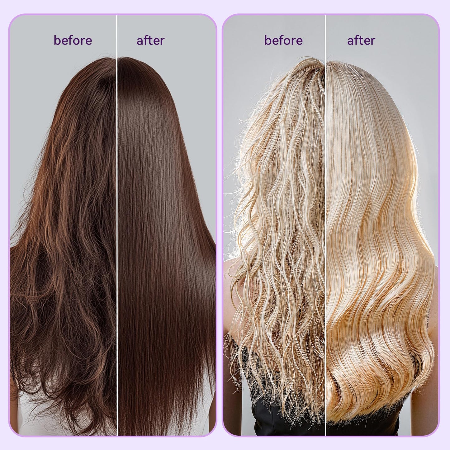Biotin & Collagen Shampoo Conditioner Set,Thicking Shampoo for Hair Loss & Fast Hair Growth, Sulfate & Paraben Free, Keratin & Color Safe, 2×16.9oz Beauty & Personal Care L LUSETA