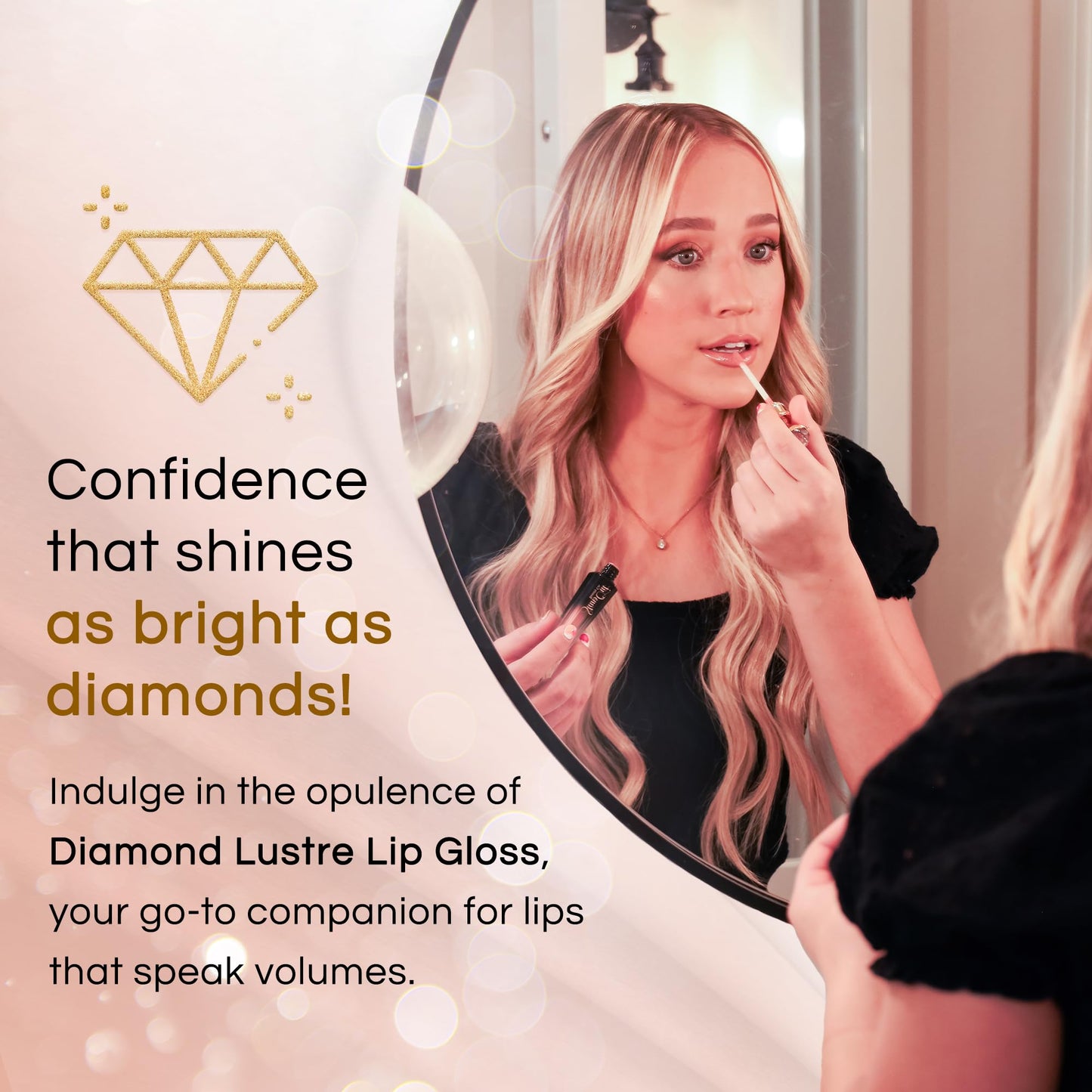 StansOut Beauty Diamond Lustre Fancy Light Hydrating Lip Gloss | Cute Nude Moisturizing Butter-Smooth Colors | Shades for Naturally Plump & Pout, Beauty & Personal Care StansOut Beauty Company
