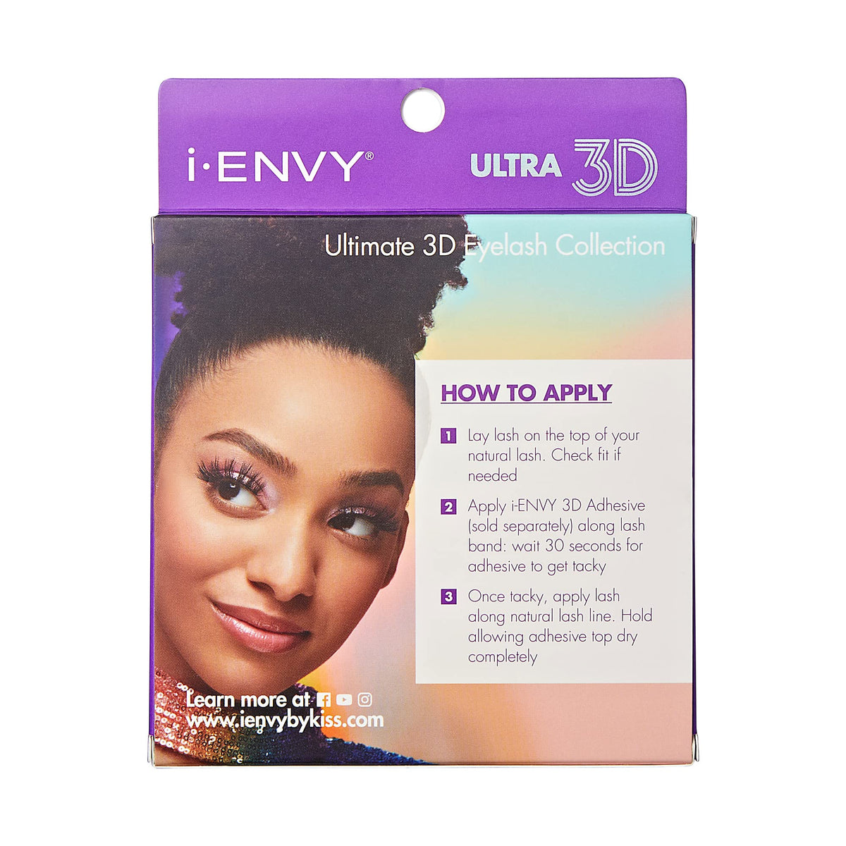 iEnvy False Eyelashes 3 Pairs Fluffy and Natural Multiangle and Volume Faux Mink Lashes (16) Beauty & Personal Care i•ENVY