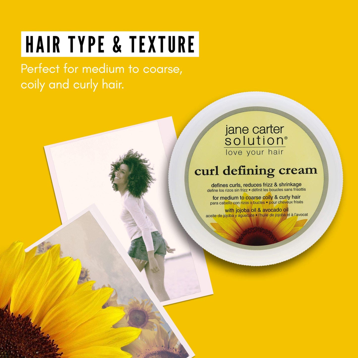 Jane Carter Solution Curl Defining Cream (6oz) - Reduce Frizz, Nourish, Lightweight Beauty & Personal Care Jane Carter Solution