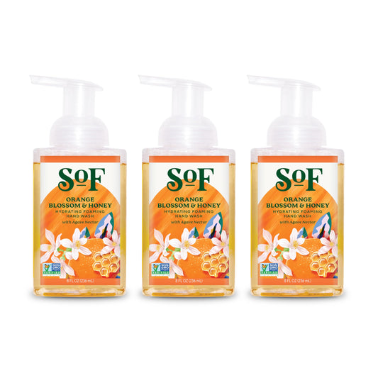South Of France SoF Hydrating Foaming Hand Wash - With Organic Agave Nectar & Coconut Oil- Vegan & Non GMO- Free From Phthalates, Sulfates & Parabens Beauty & Personal Care South Of France