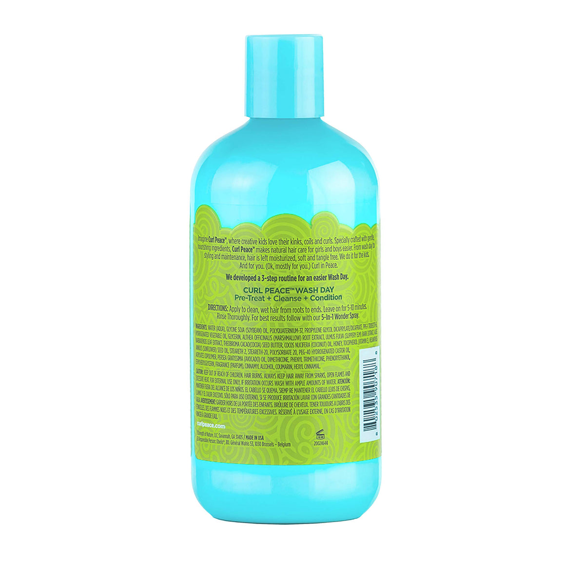 Just For Me Curl Peace Ultimate Detangling Conditioner - Nourishes & Replenishes, Contains Marshmallow Root Extract, Cocoa Butter & Raw Honey, Sulfate