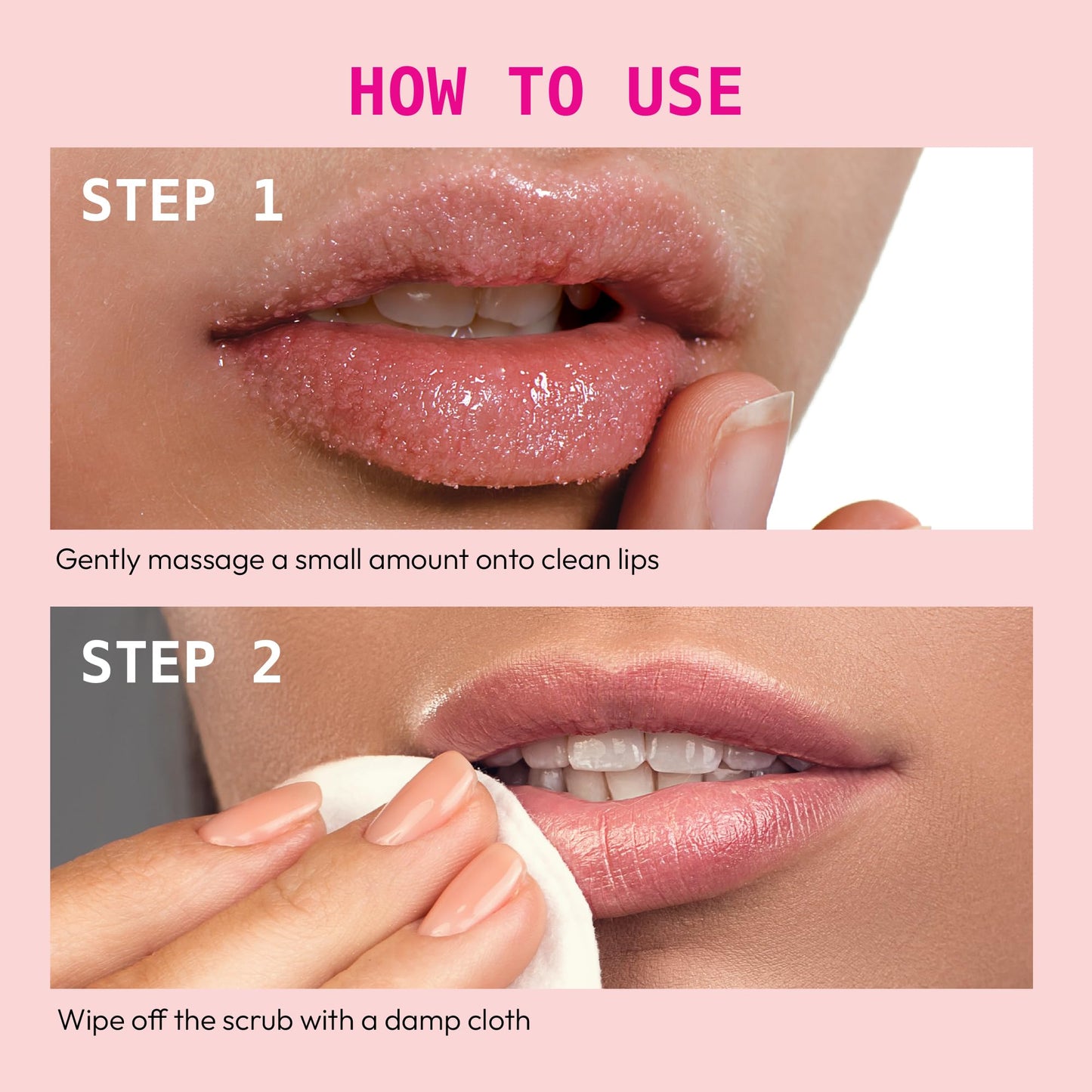 Ruby Kisses Exfoliating Lip Scrub, Gentle Smoothing for Soft Lips, Jojoba & Shea Butter Enriched, Non-Greasy, Hydrating Lip Care, Lightweight Beauty and Personal Care Ruby Kisses