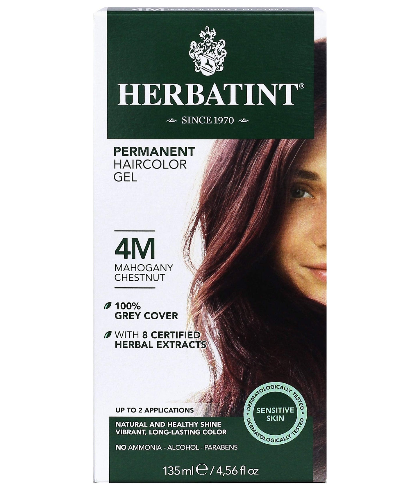 Herbatint, Henna Mahogny Chestnut 4m, 4.56 Fl Oz Beauty & Personal Care Herbatint