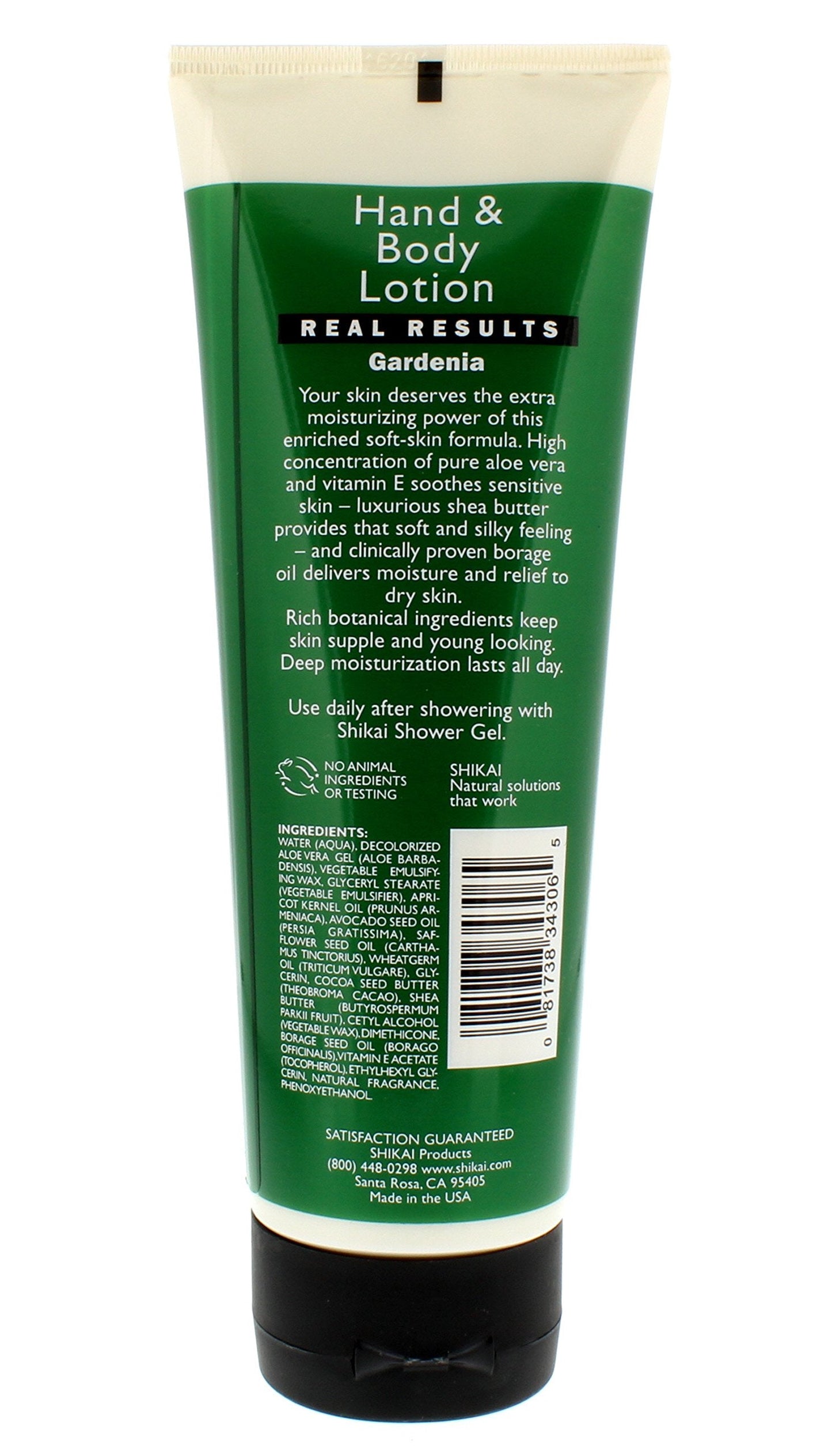 ShiKai Gardenia Hand & Body Lotion (8oz, Pack of 3) | Daily Moisturizing Skincare for Dry and Cracked Hands | With Aloe Vera & Vitamin E Beauty & Personal Care ShiKai