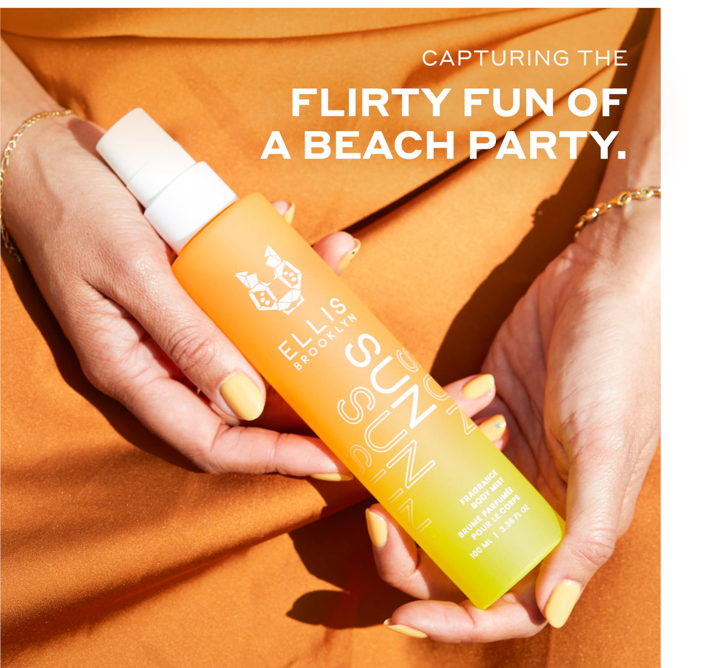 Ellis Brooklyn SUN Fragrance Mist - Rich Floral Perfume Mist with Italian Mandarin, Orange Flower Water, & Cedarwood, Vegan Perfume Made In The USA Beauty & Personal Care Ellis Brooklyn