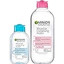 Garnier Micellar Cleansing Water, For All Skin Types, 13.5 fl oz + Micellar Cleansing Water, For Waterproof Makeup, 3.4 fl oz Beauty & Personal Care Garnier