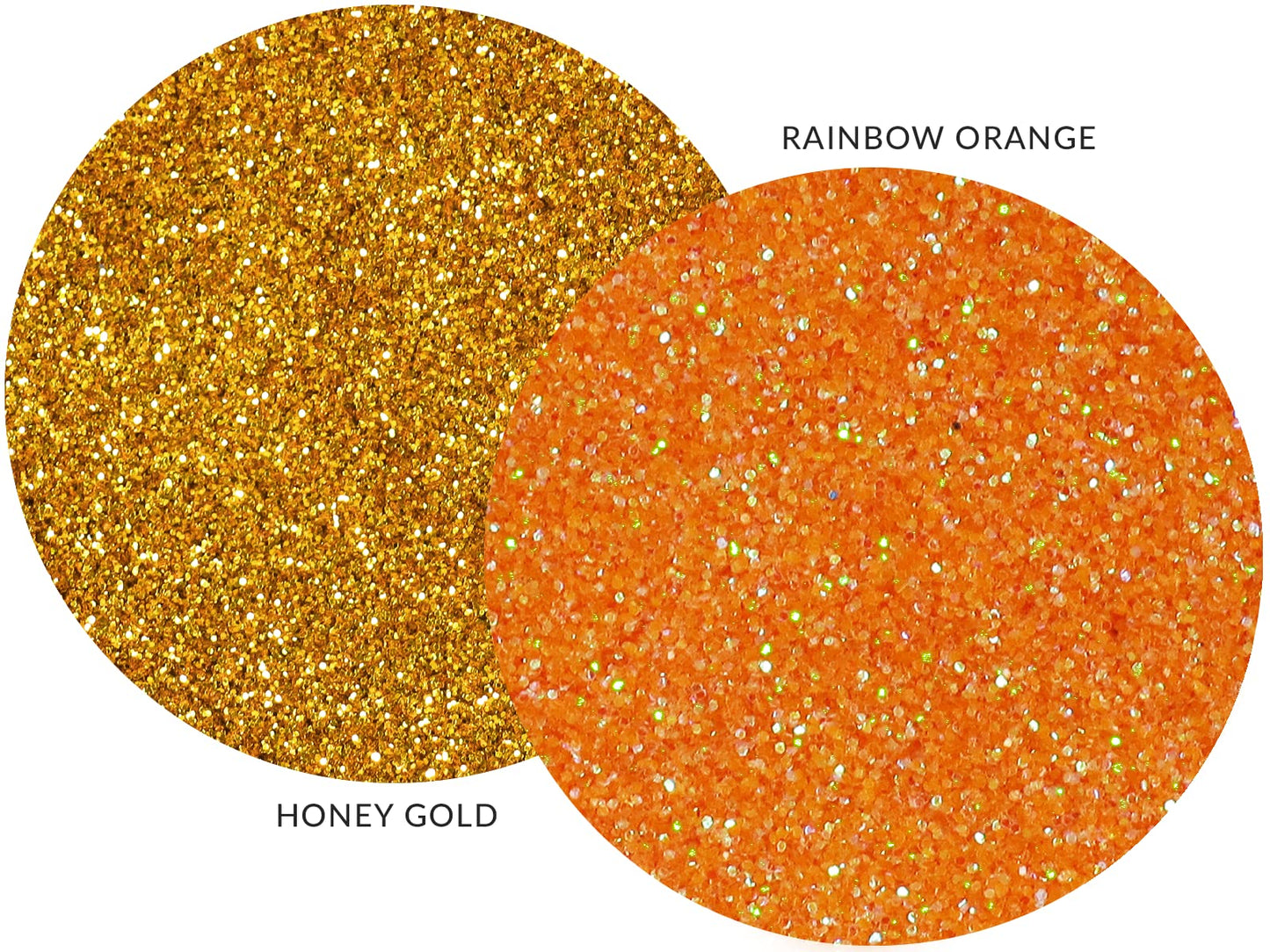 MARBLERS Twinkle Face & Body Glitter Duo [Honey Gold & Rainbow Orange] 0.36oz (10g) | Non-Toxic | Cruelty-Free | Eyeshadow, Nail Polish, Nail Art | Beauty & Personal Care MARBLERS