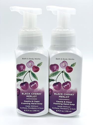 Bath and Body Works Gentle Foaming Hand Soap, Black Cherry Merlot 8.75 Ounce (2-Pack) Beauty & Personal Care Bath & Body Works