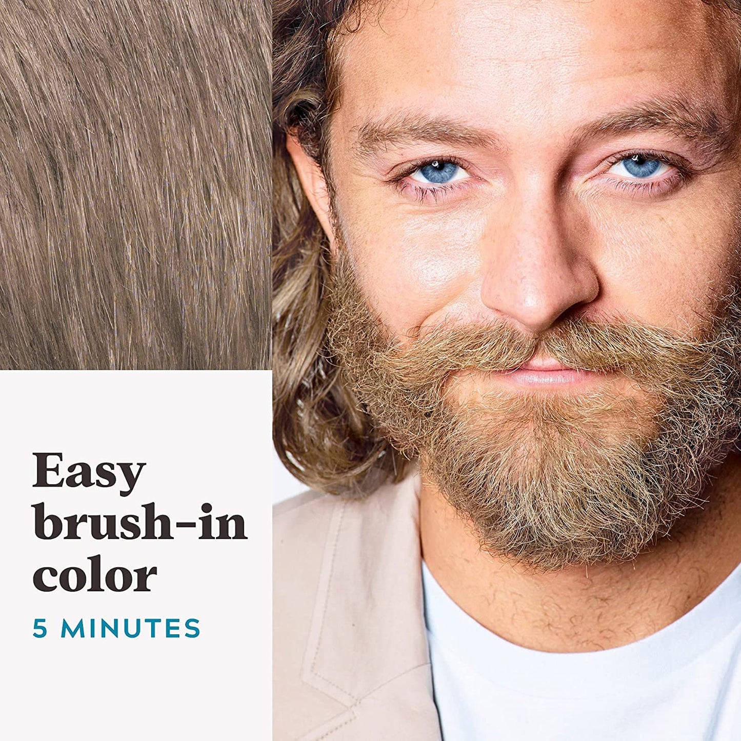 Just For Men Mustache & Beard Brush-In Color Gel, Blond M-10/15 1 Each (Pack Of 2) Beauty & Personal Care Just for Men