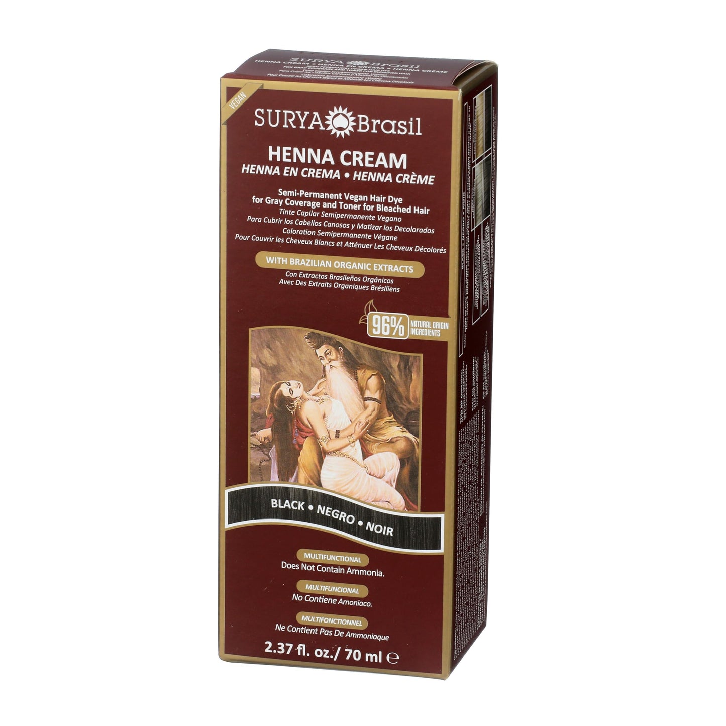 Surya Brasil Henna Cream Black - 2.31 Ounces - 3 PACK Beauty & Personal Care Surya Brasil