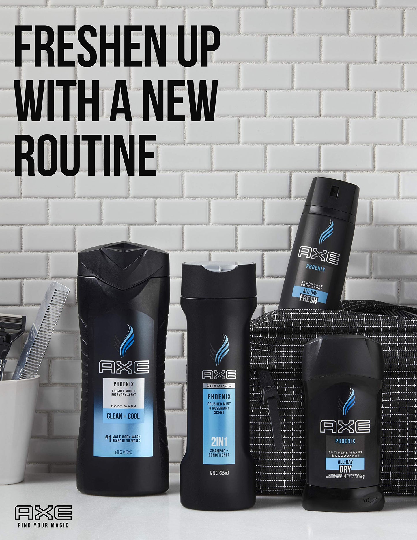 AXE Bodyspray Anarchy for Him 4 oz (Pack of 4) Beauty & Personal Care AXE