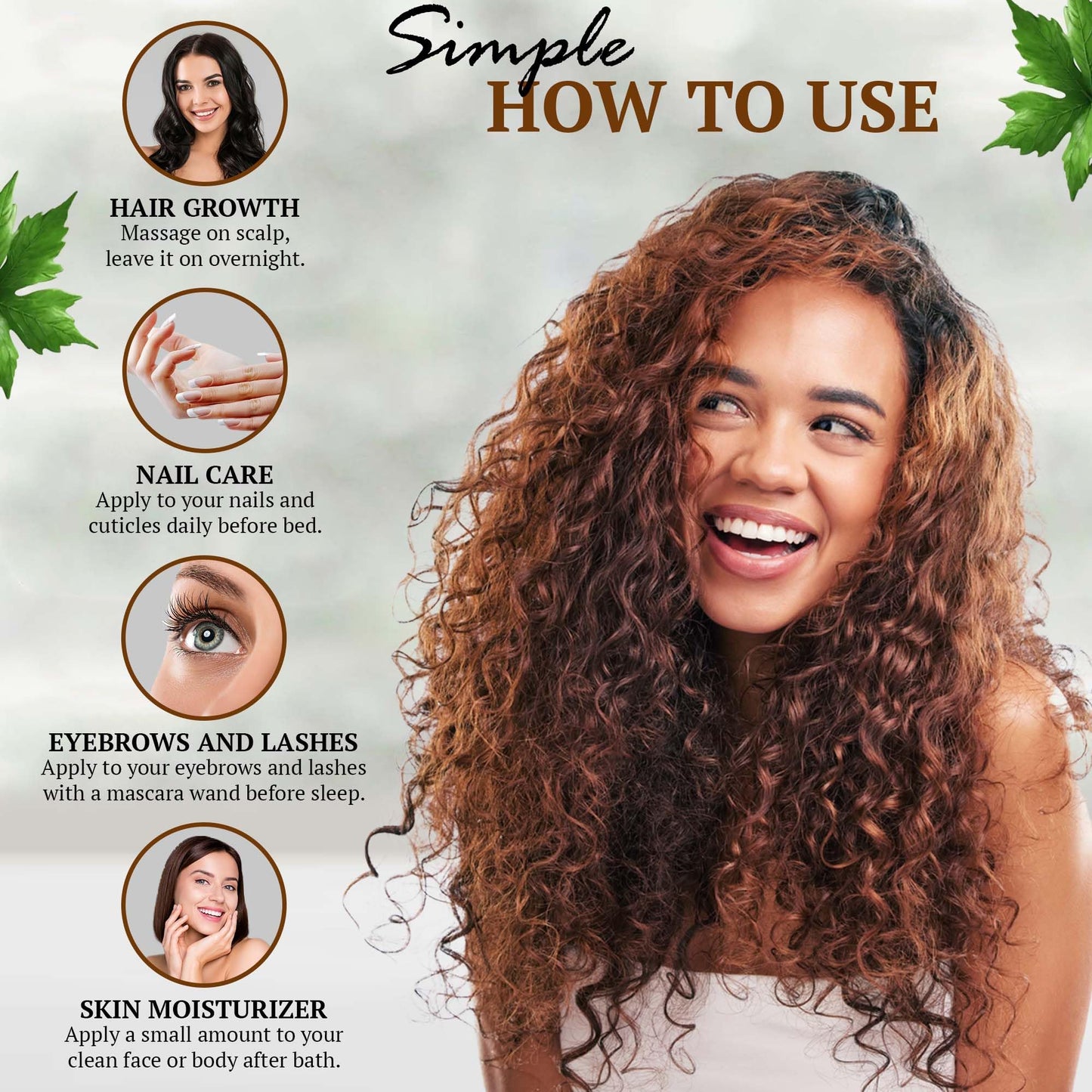 Organic Castor Oil in Glass Bottle - 16 Oz Cold Pressed & Hexane-Free - USDA Certified - Hair Growth Oil For Lashes, Brows, Skin & Scalp - with Pump Beauty & Personal Care Fiora Naturals