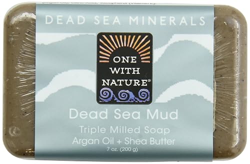 One With Nature Soap, Dead Sea Mud, 7 Ounce (Pack of 36) Beauty & Personal Care One With Nature