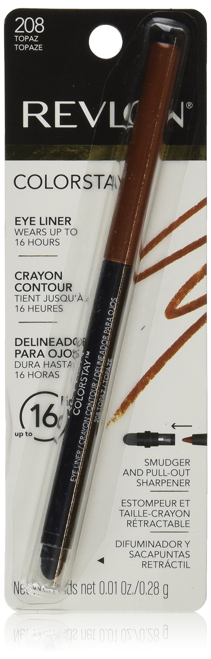 Revlon ColorStay Eyeliner, Topez/208, 0.01 Ounce Beauty & Personal Care REVLON