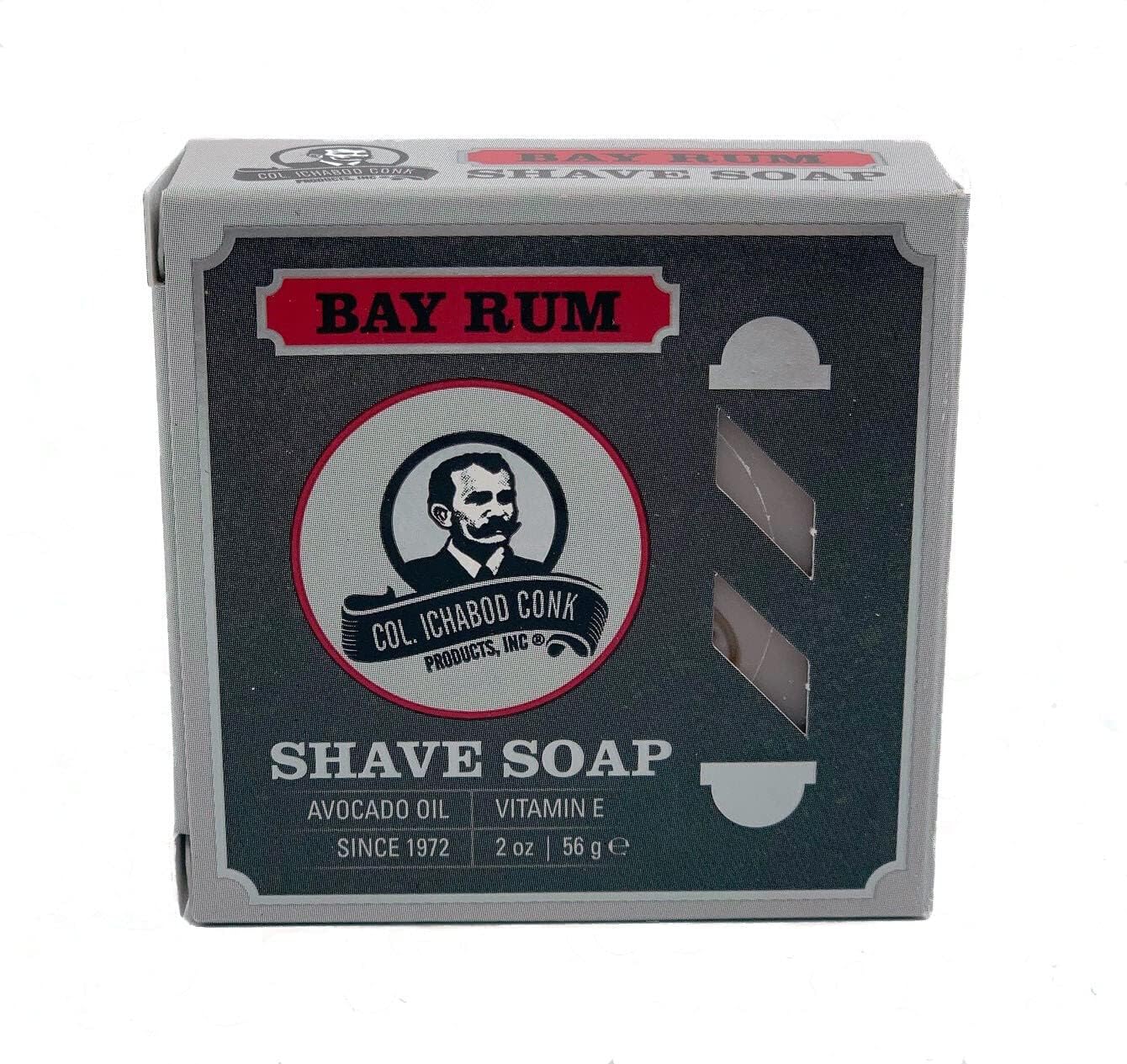 Col. Ichabod Conk Glycerin Shave Soap, 2.25oz (Bayrum 4 Pack) Beauty and Personal Care Colonel Conk